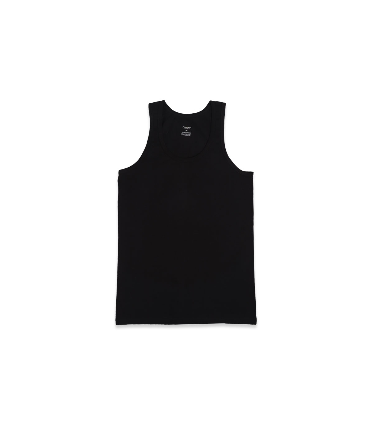 خرید عمده پک زیرپوش نخی رکابی یقه گرد کلونت کد 1100 - بسته 6 عددی