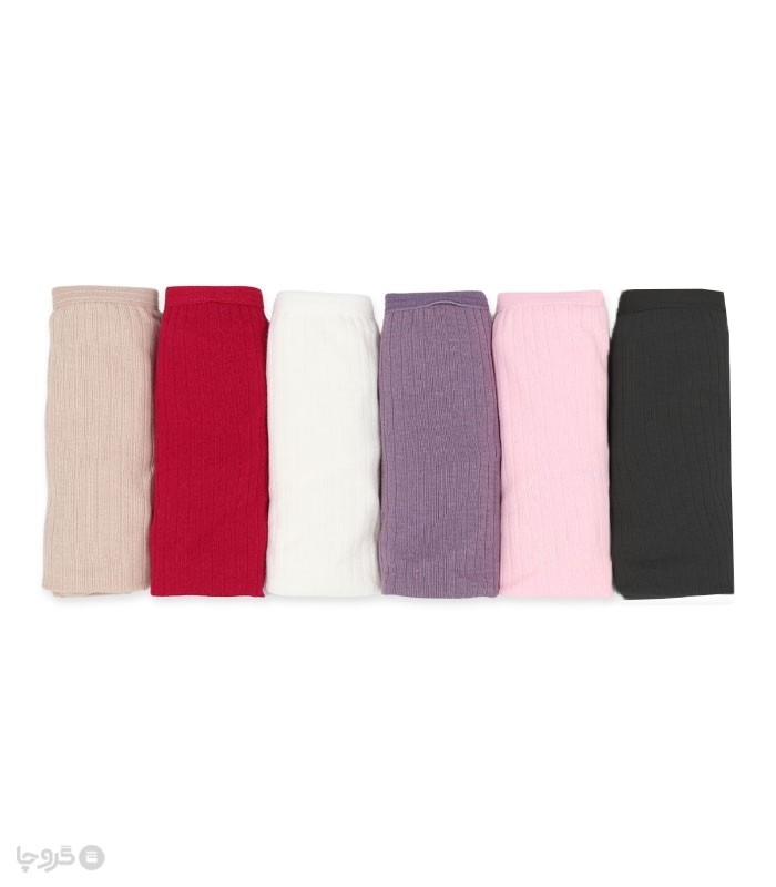 خرید عمده پک شورت زنانه اسلیپ نخی کبریتی Misspel میسپل کد 6200 میکس ساده - 2 بسته 6 عددی