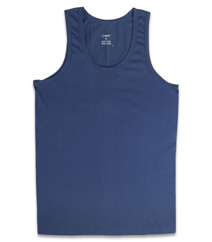 خرید عمده پک زیرپوش نخی رکابی یقه گرد کلونت کد 1100 - بسته 6 عددی