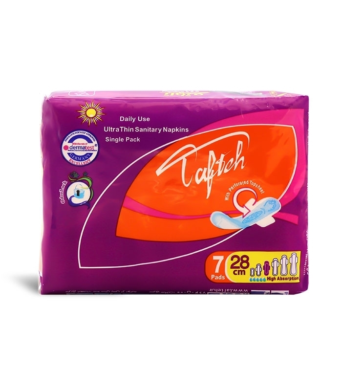 خرید عمده نوار بهداشتی بالدار خیلی نازک مشبک تافته مدل ایرلید ویژه روز کد 1108 - کارتن 40 عددی