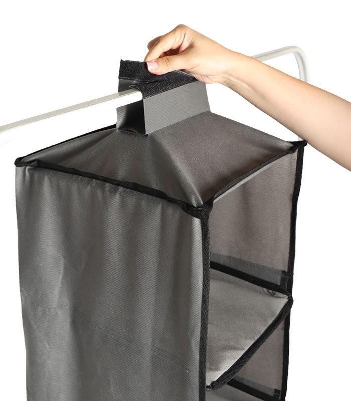 خرید عمده پک نظم دهنده داخل کمد ضد آب کد 379 ابعاد 27×30×100 سانتی متر - 5 طبقه - بسته 12 عددی